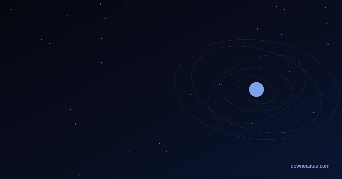 Illustration of a pale, inflated gas giant with the wispy look of cotton candy silhouetted against its host star